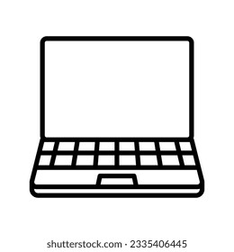 laptop Icon Vector Logo Design Template