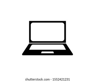 Laptop Icon Vector Logo Template Illustration Design