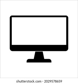 laptop icon vector on white background