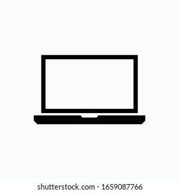 laptop icon vector sign symbol isolated