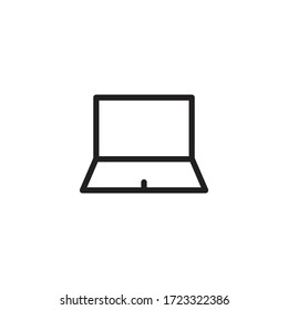 laptop icon vector sign symbol isolated