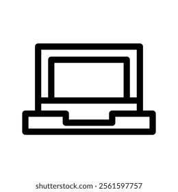 Laptop Icon Vector Symbol Design Illustration