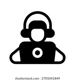 Ilustración de diseño de símbolo de Vector de icono de computadora portátil