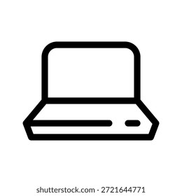 Ilustração de design de símbolo de vetor de ícone de notebook