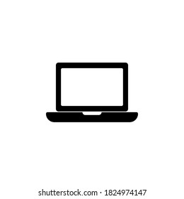 Vector de icono de portátil. símbolo aislado en fondo blanco