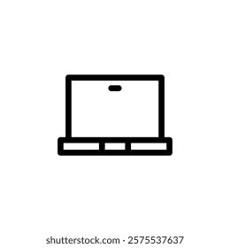 laptop icon vector template design