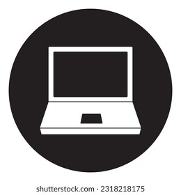 laptop icon vector template illustration logo design