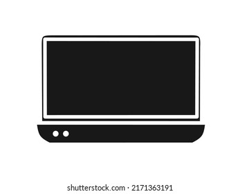 laptop icon vector with trendy design