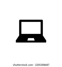 Laptop icon vector for web and mobile app. computer sign and symbol