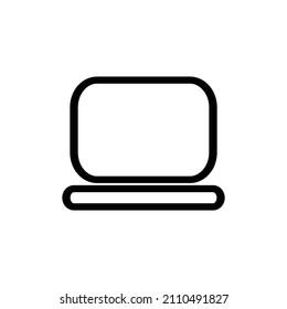 laptop icon vector, web icon, technology vector illustration.