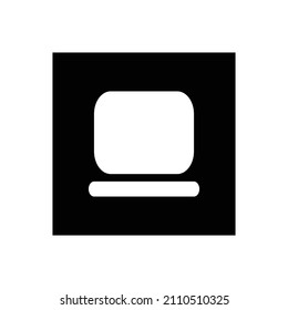 laptop icon vector, web icon, technology vector illustration.