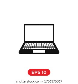 Laptop icon vector.Notebook sign illustration.EPS 10