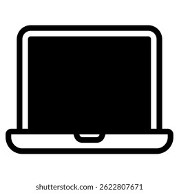 Laptop icon, for web, app, infographic, etc