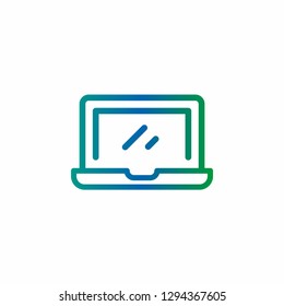 Laptop icon for website