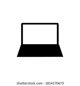 laptop icon in white background