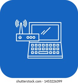Laptop icon for your project
