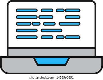 Laptop icon for your project
