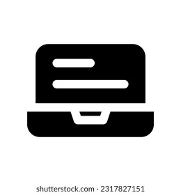 icono de laptop para tu diseño de sitio web, logotipo, aplicación, interfaz de usuario.