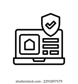 laptop icon for your website, mobile, presentation, and logo design.