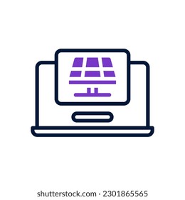 Laptop-Icon für Ihre Website, Ihr Handy, Ihre Präsentation und Ihr Logo-Design.