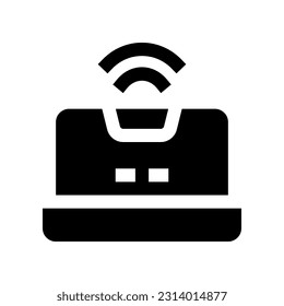 Laptop-Icon für Ihre Website, Ihr Handy, Ihre Präsentation und Ihr Logo-Design.