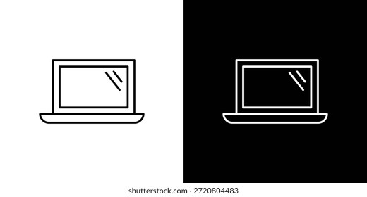 Ícones do laptop design gráfico símbolos vetoriais. ícone Eps10.
