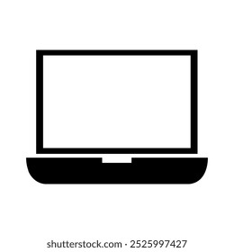 Portátil ilustrado en Vector sobre fondo
