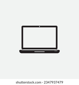 laptop illustration, laptop line, logo, laptop vector