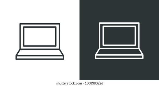 Laptop Illustration Symbolm Icon Vector