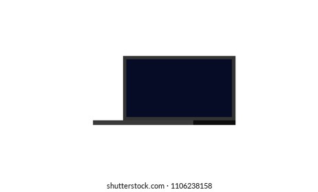 laptop insolated vector illustration