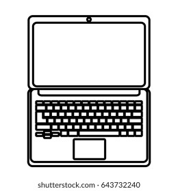   laptop isolated icon