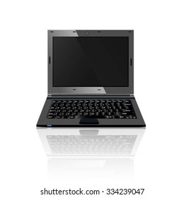 Laptop isolated on white