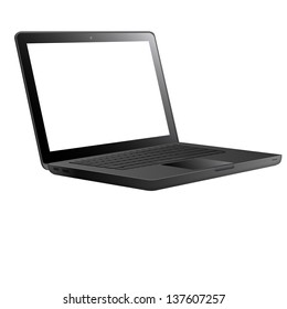 Laptop isolated on white background. Vector EPS10