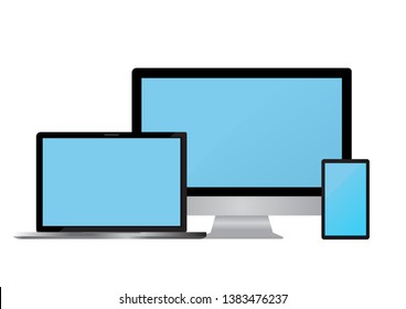 laptop isolated on white background. computer notebook with empty screen. blank copy space