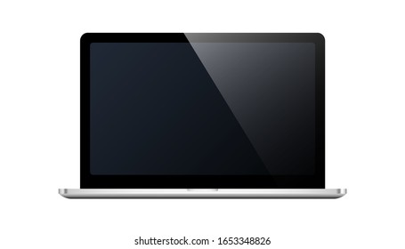Laptop einzeln auf weißem Hintergrund. Vektorillustration-Illustrationsdesign.