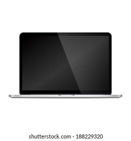 Laptop isolated on white background. Vector