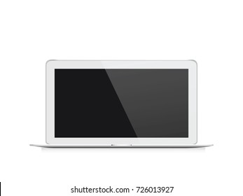 Laptop isolated on white background