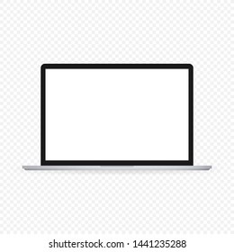 Laptop isolated vector. Gadget illustration vector. Modern computer, laptop, smartphone on a white background vector