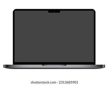 Laptop isolated vector. Gadget illustration vector. Modern computer, laptop, smartphone on a white background vector 