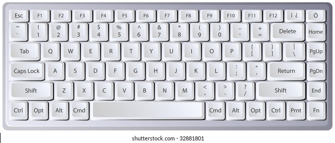 Laptop keyboard with letters/characters on separate layer for easy manipulation