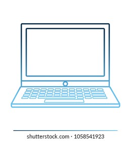 icono de pantalla digital de la tecnología de teclado portátil