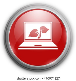 laptop with leaf icon