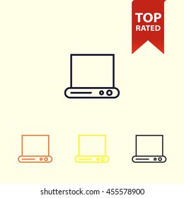 laptop line icon