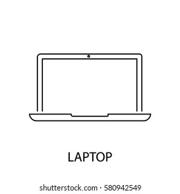 laptop line icon
