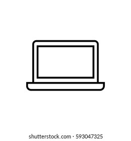Laptop line icon