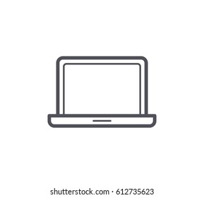 Laptop Line Icon