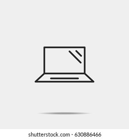 Laptop  Line Icon