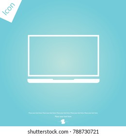 Laptop line icon