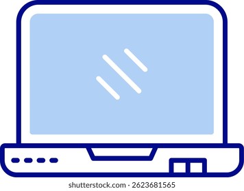 Notebook-Linie, Vektorsymbol-Design