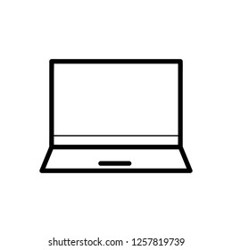  laptop linear icon.